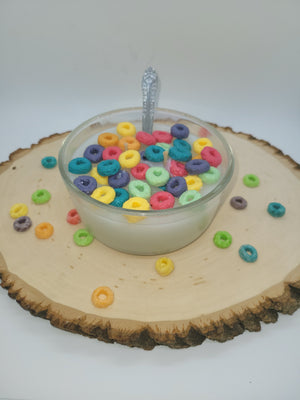 Cereal bowl candle