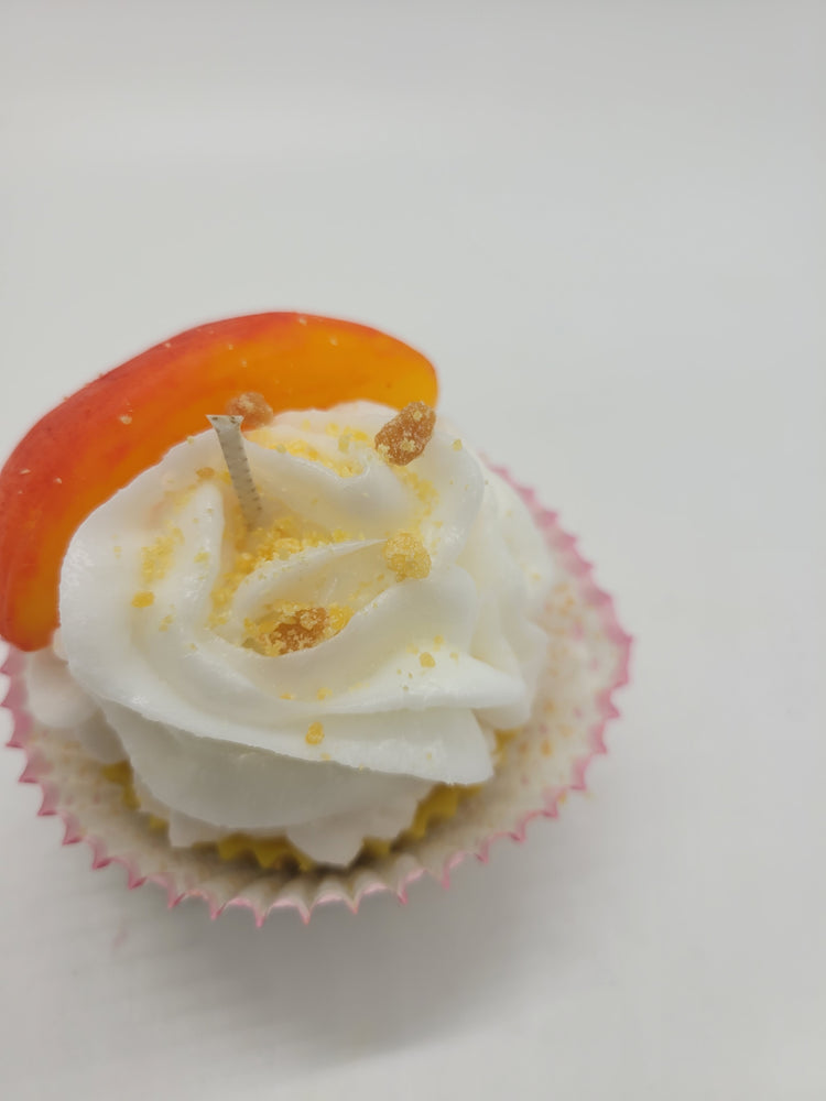 Peach cupcake