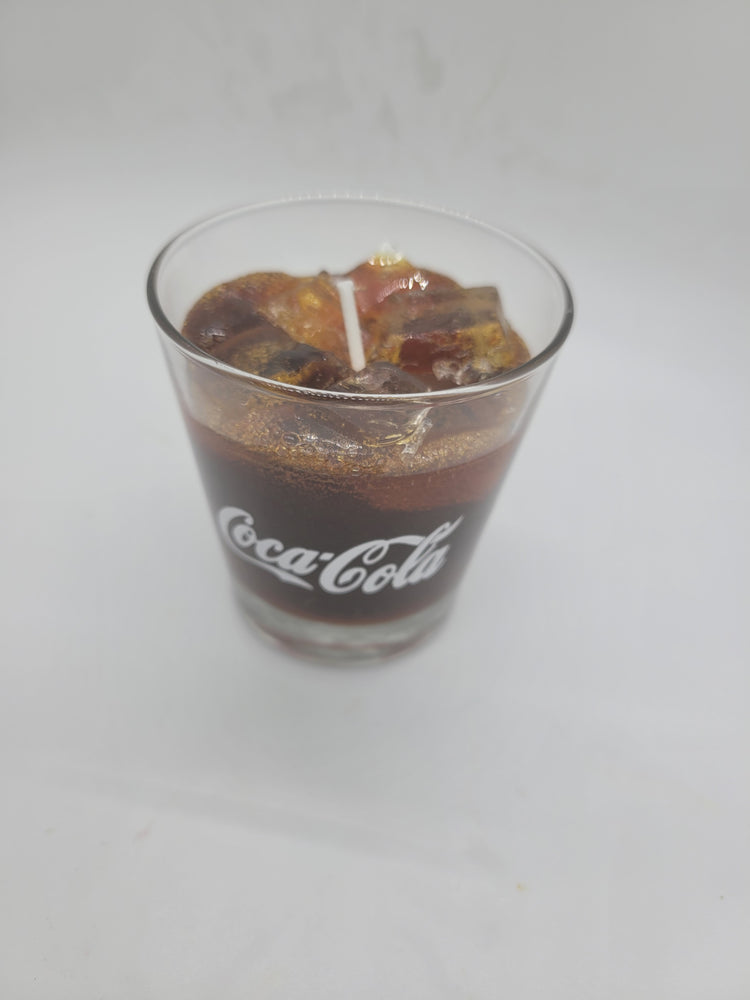 Coca-cola theme scented candle