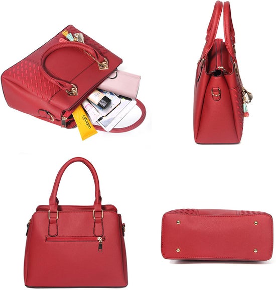 Red Women Handbags | Top Handle Bags