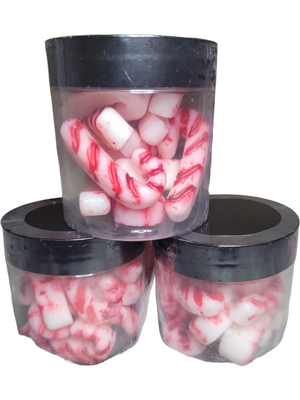 Peppermint cane wax melts